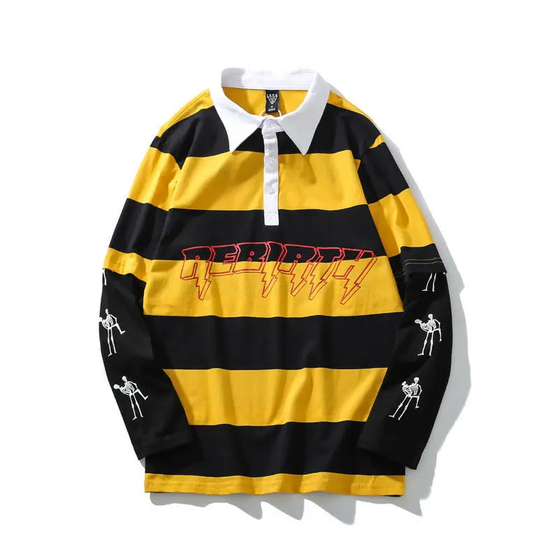 striped long-sleeved tops Frnchlovebread