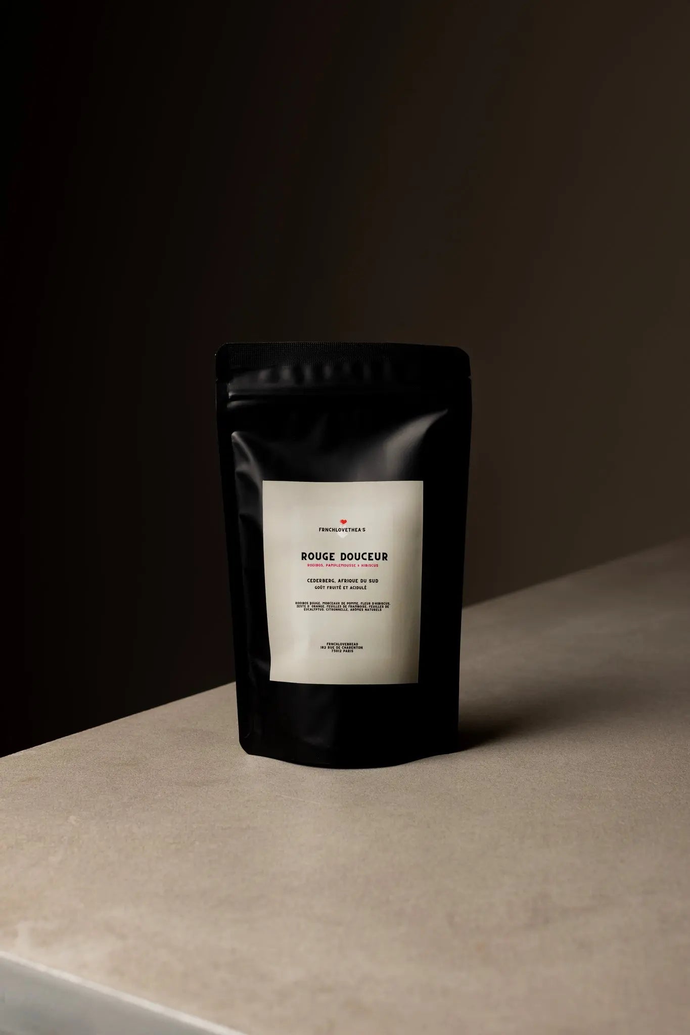 Thé Infusion – Rouge Douceur (Rooibos, Pamplemousse & Hibiscus) Frnchlovebread