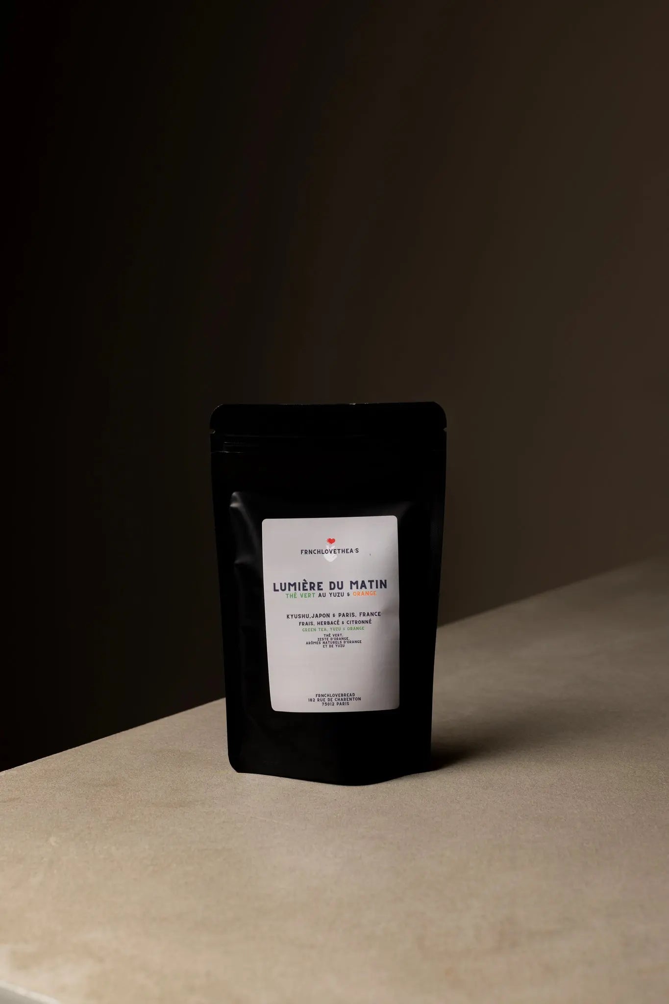Thé Vert – Lumière du Matin (Yuzu & Orange) Frnchlovebread