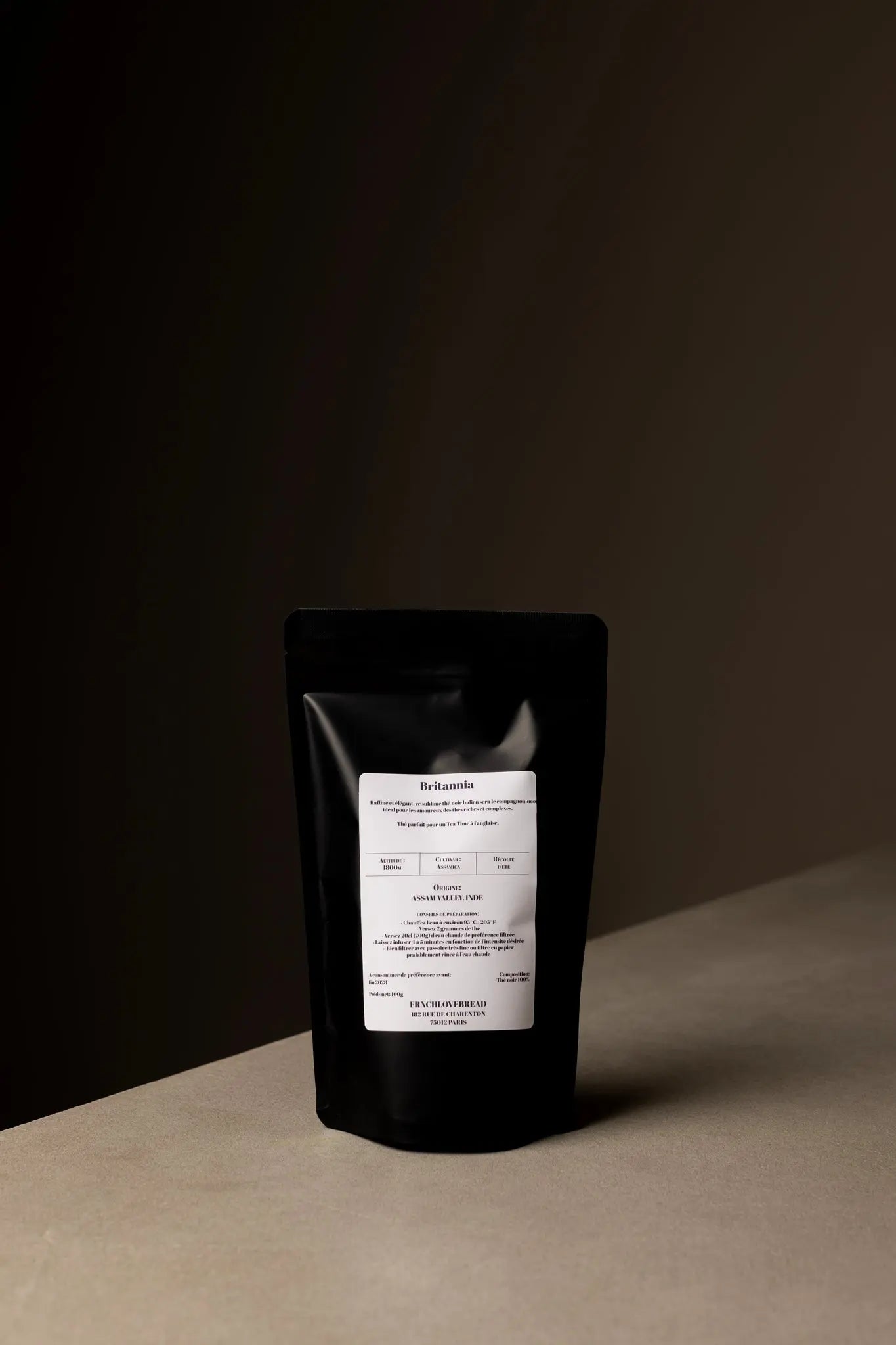 Thé Noir Britannia Bio – Notes Miellées Frnchlovebread