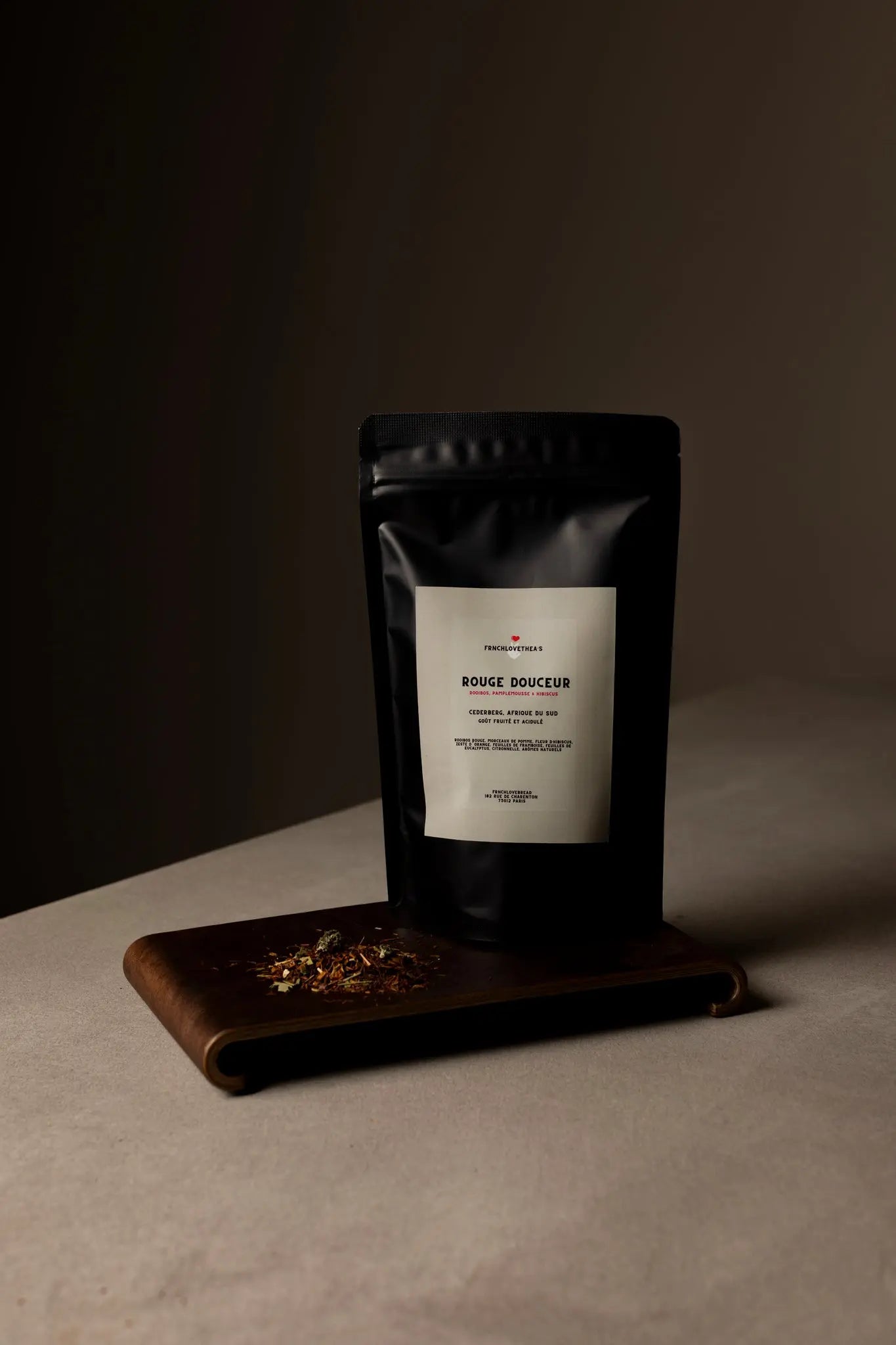 Thé Infusion – Rouge Douceur (Rooibos, Pamplemousse & Hibiscus) Frnchlovebread