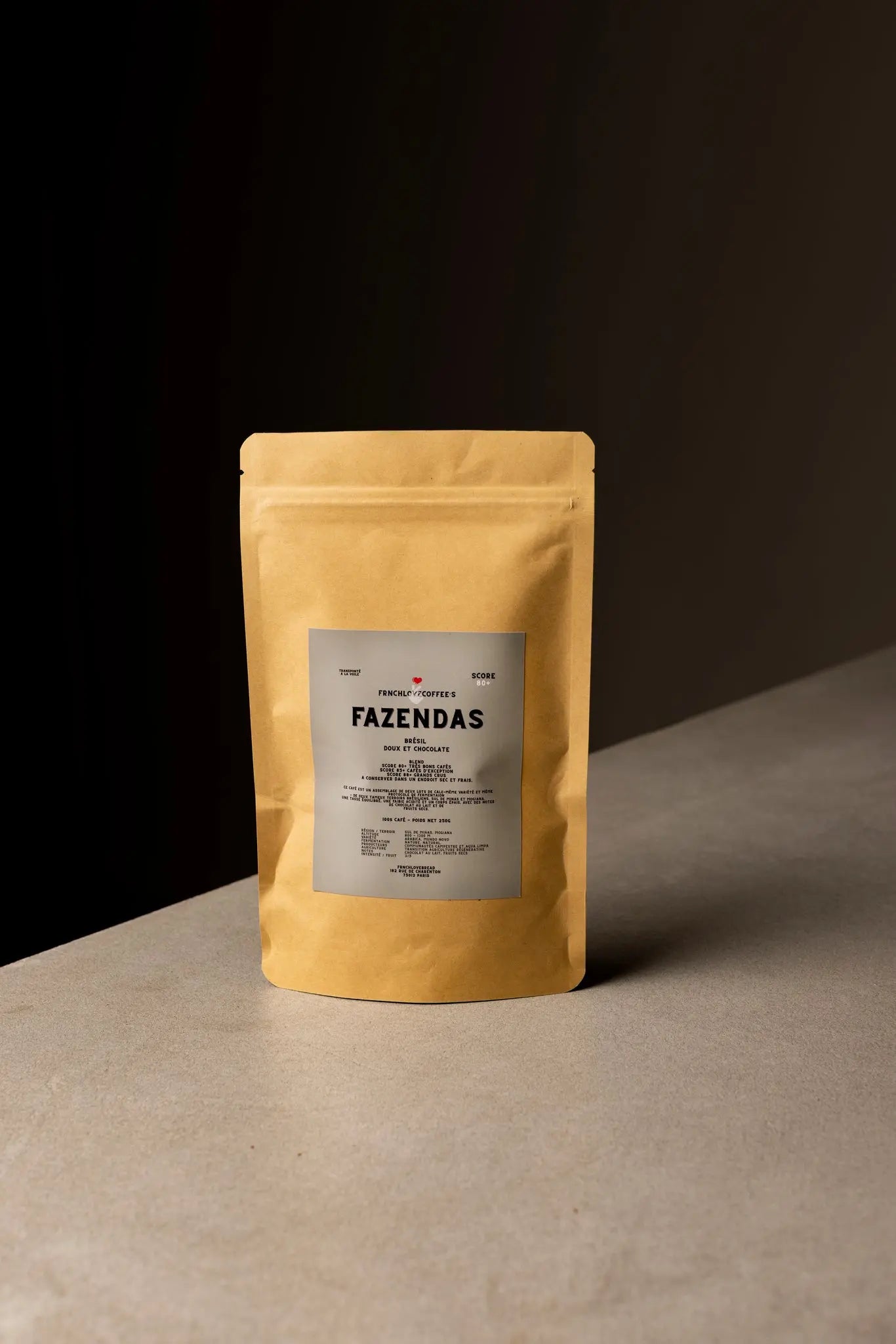 Café Fazendas – Brésil Doux & Chocolaté Frnchlovebread