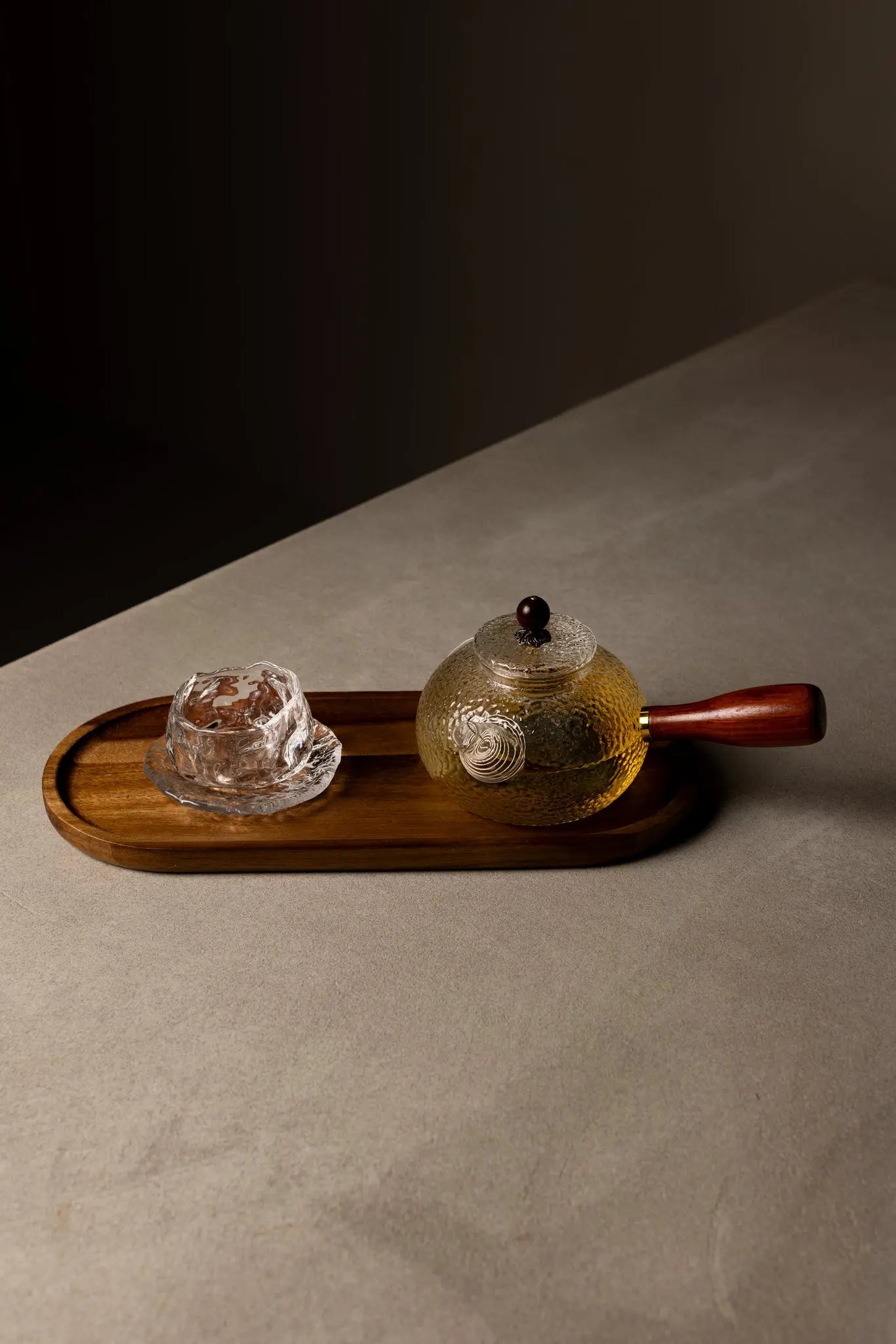 Théière en verre martelé Frnchlovebread