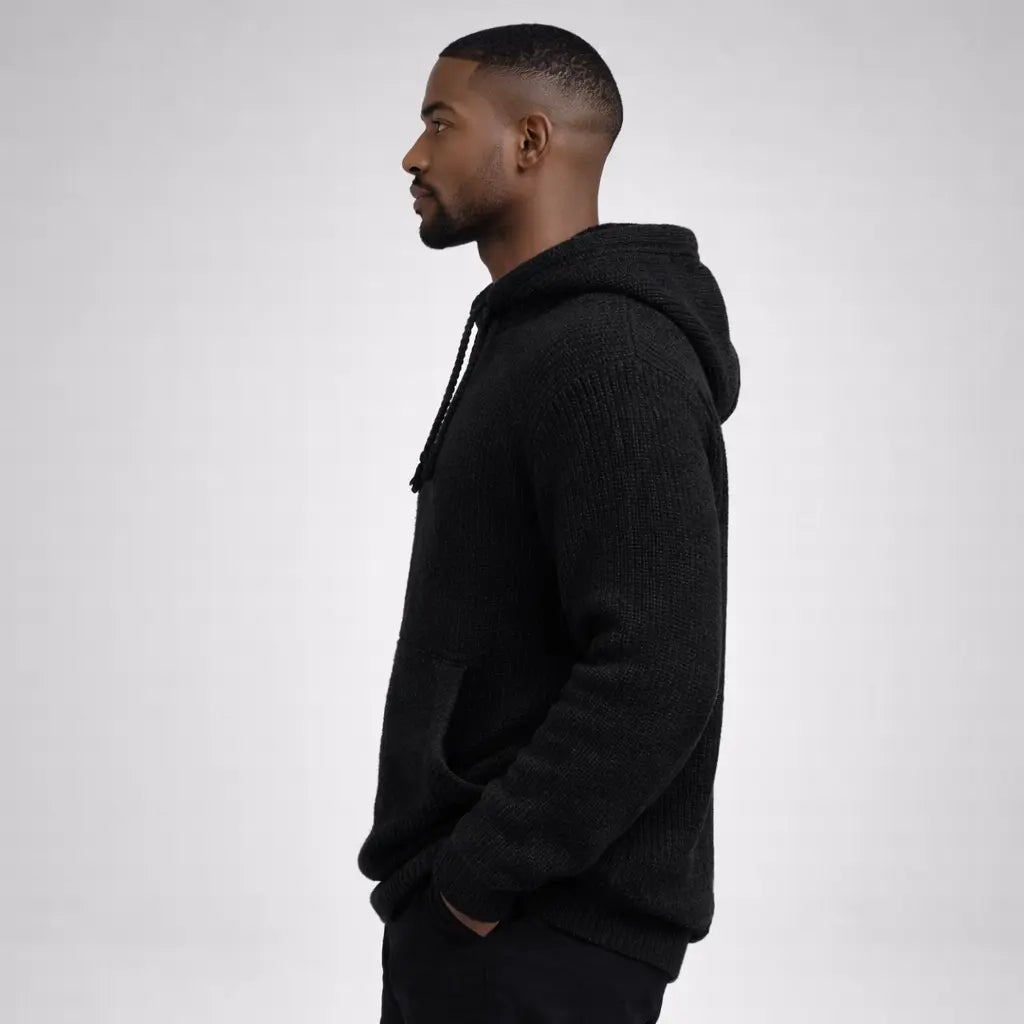 Hood Knit Noir Essential Frnchlovebread