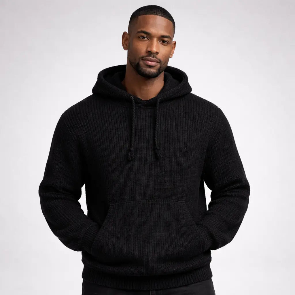 Hood Knit Noir Essential Frnchlovebread