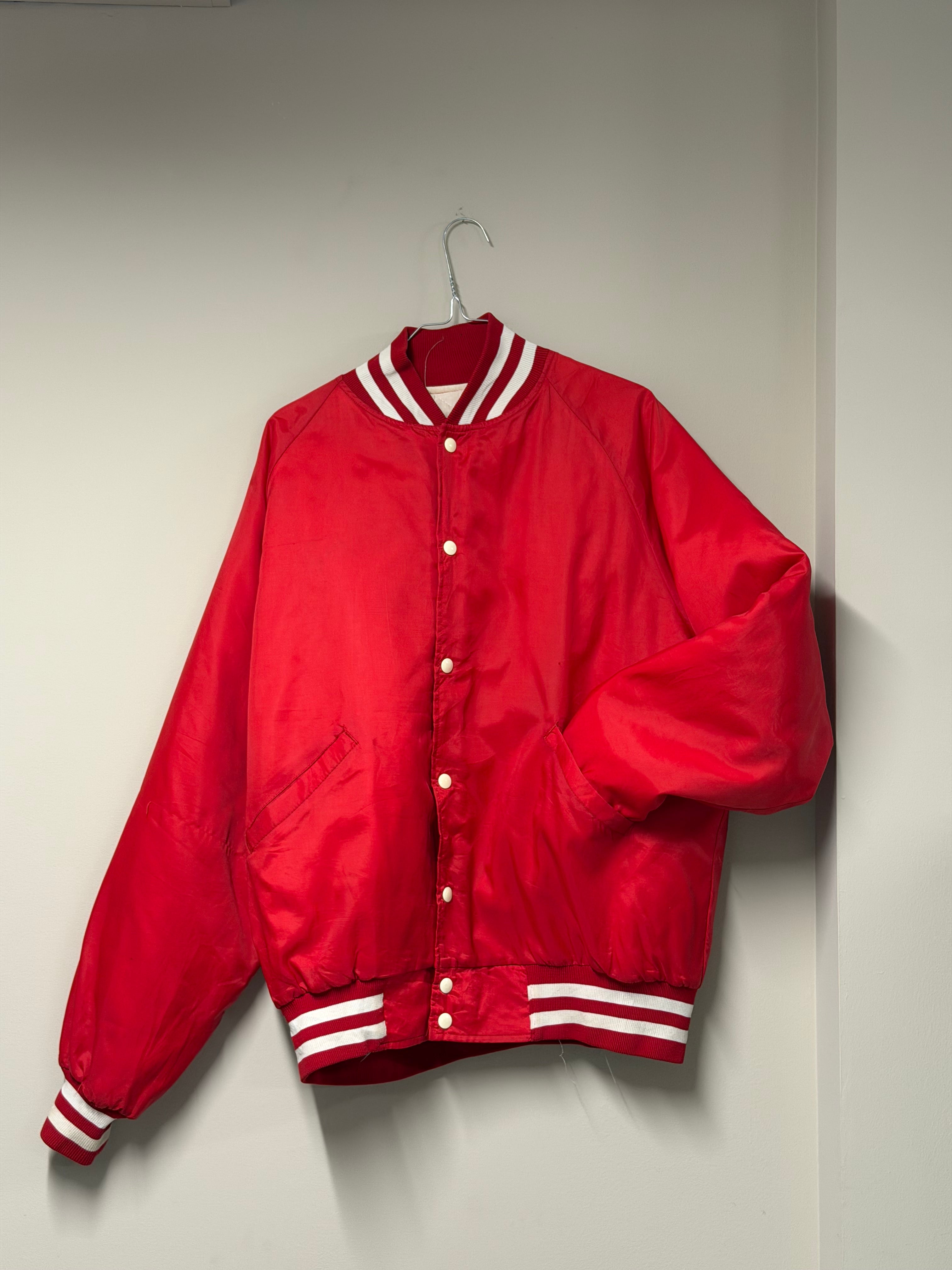 Veste Varsity Nylon Rouge Frnchlovebread