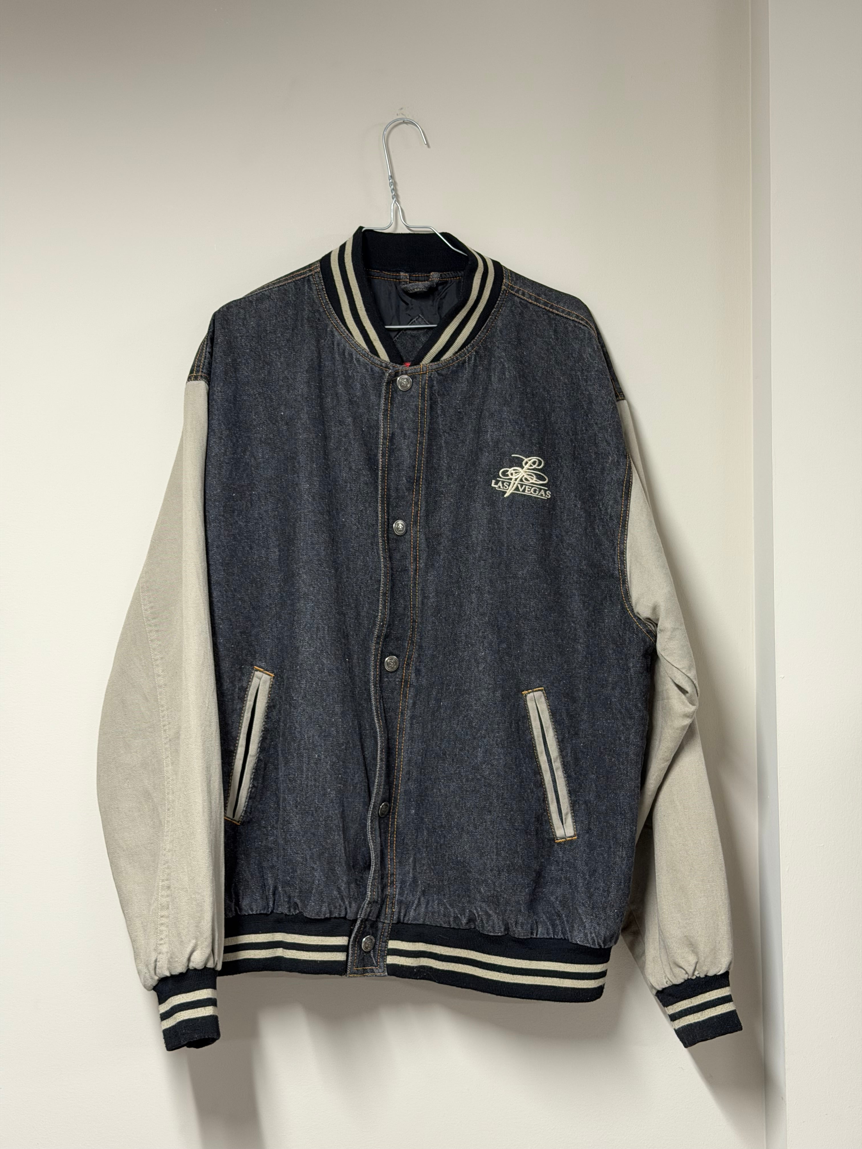 Veste Varsity en Denim Frnchlovebread
