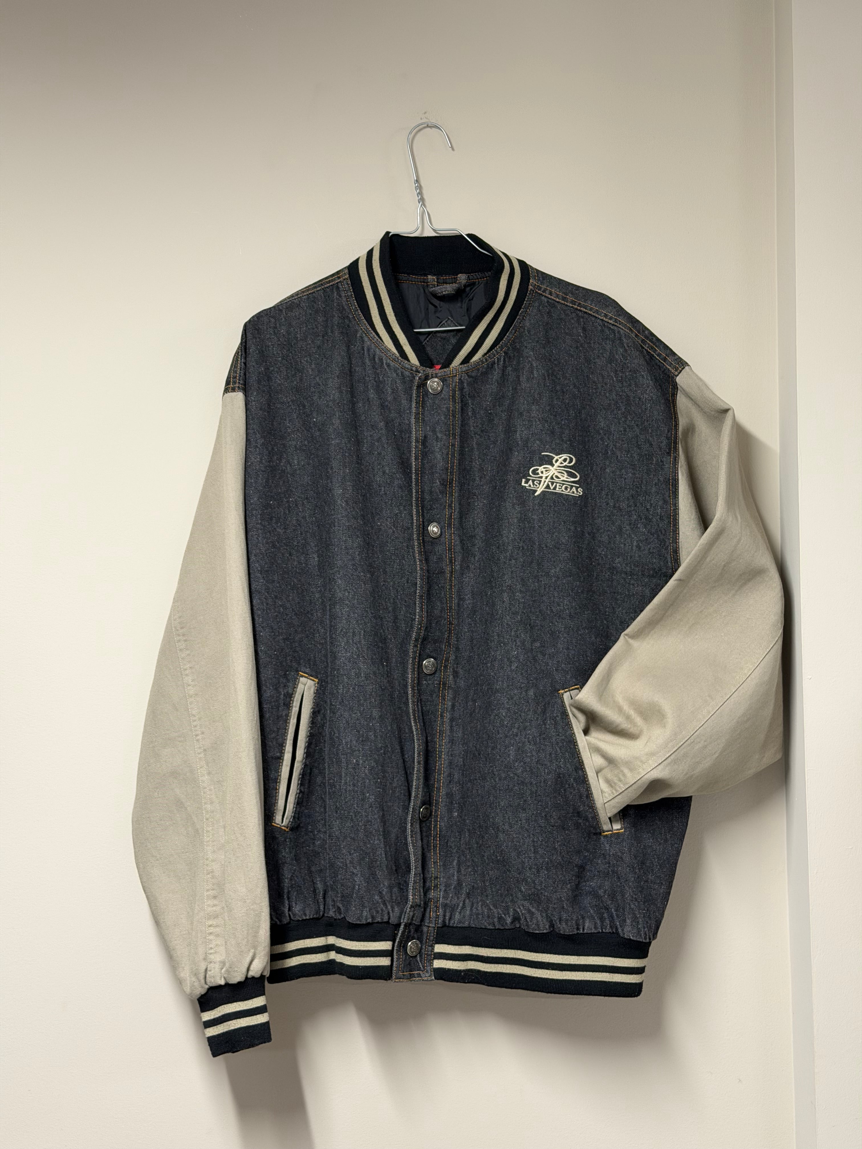 Veste Varsity en Denim Frnchlovebread