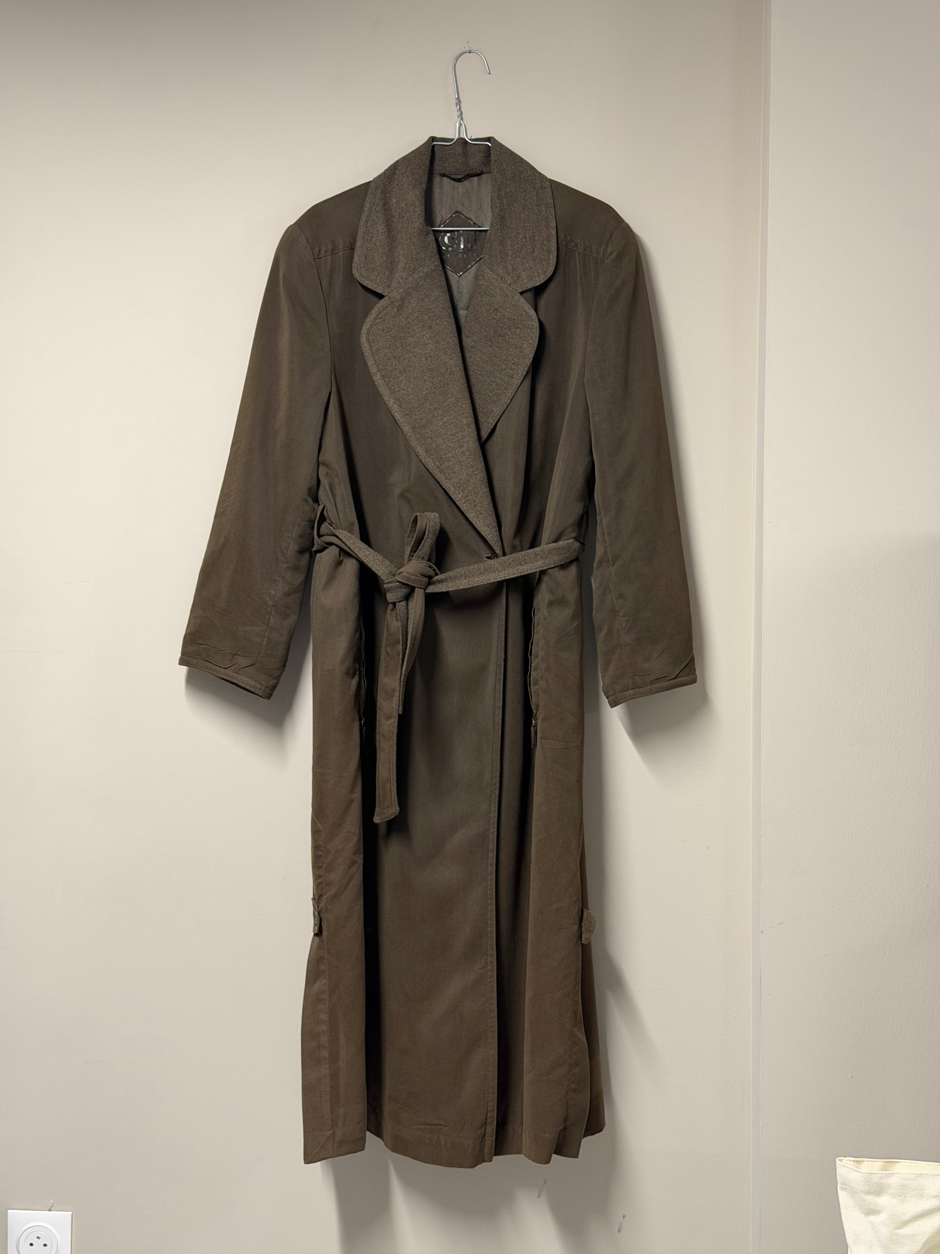 Manteau Long Vintage Bi-Matière Frnchlovebread