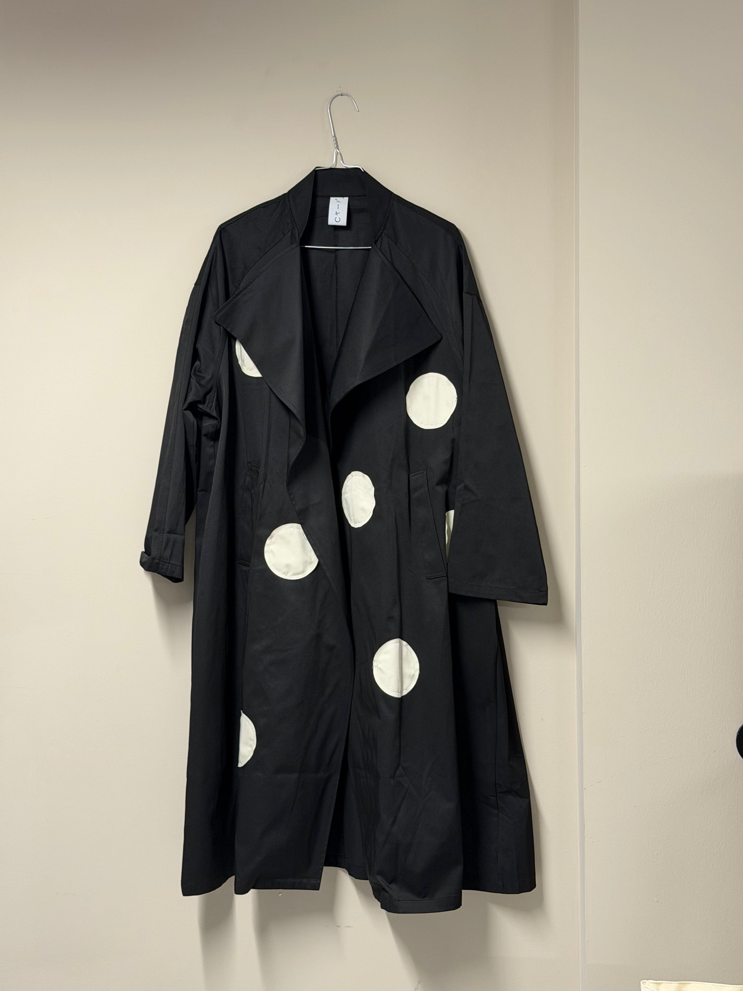 Manteau Kimono "C-Y-F" Noir Frnchlovebread