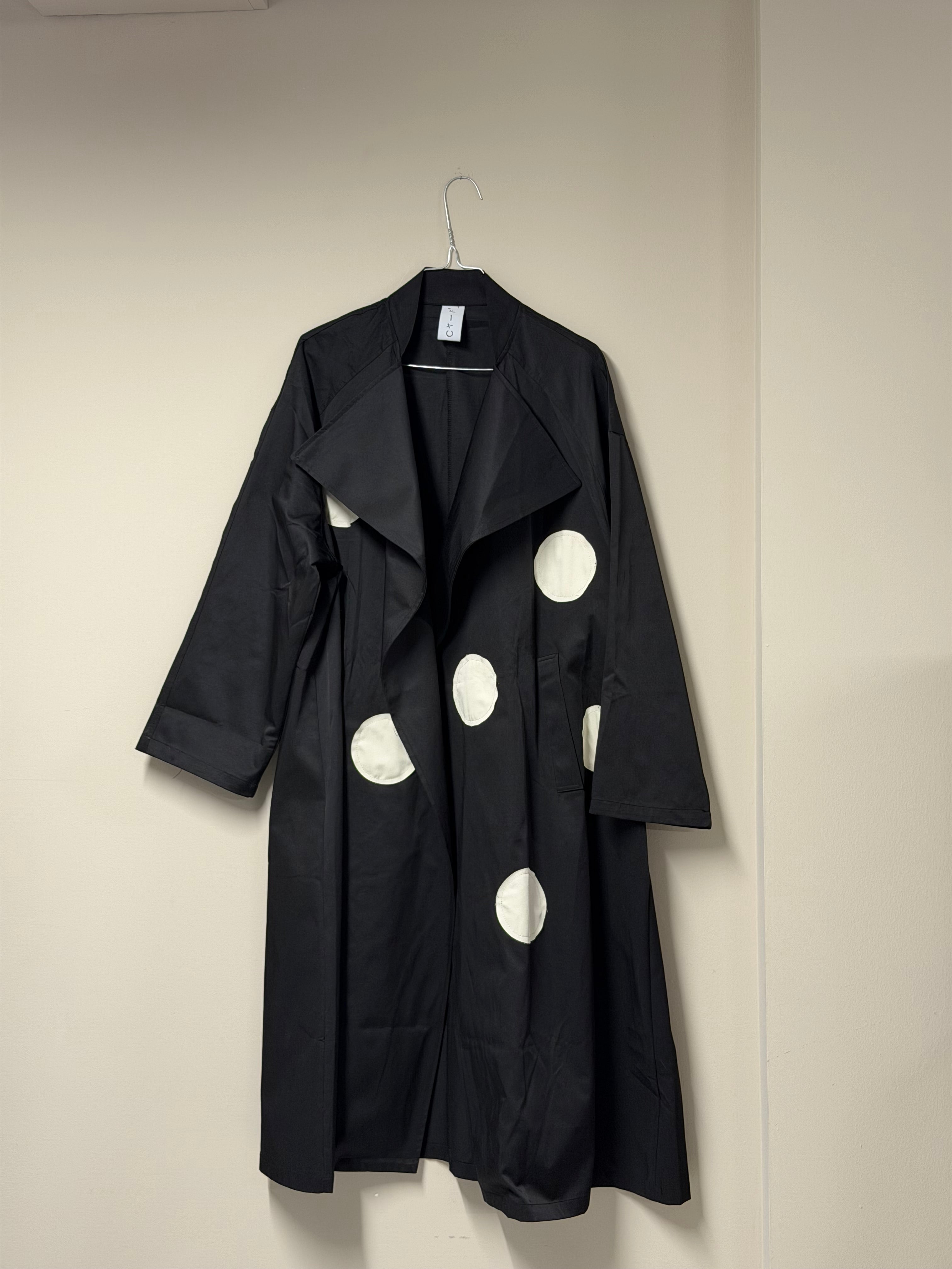 Manteau Kimono "C-Y-F" Noir Frnchlovebread