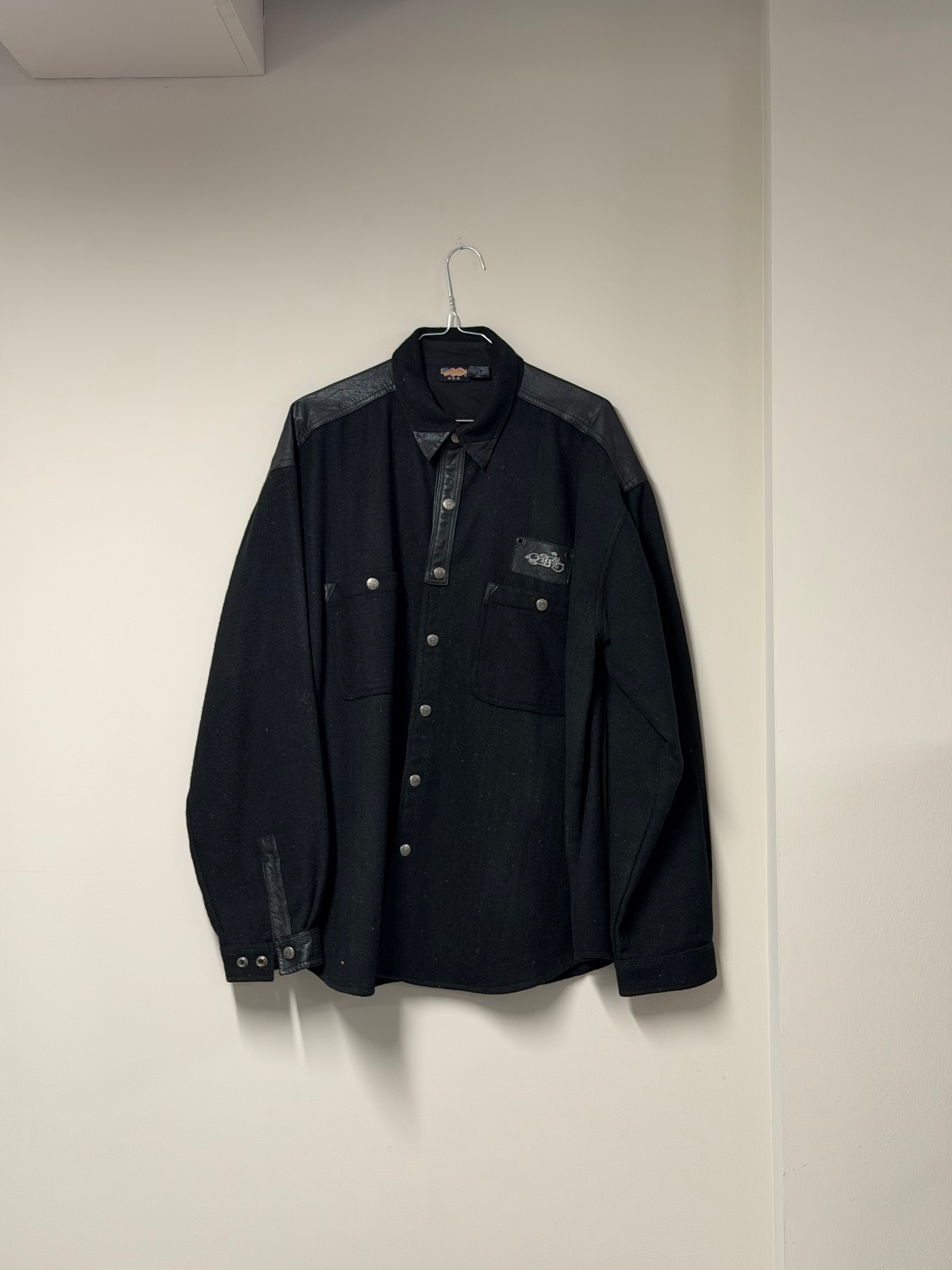 Surchemise Vintage "Biker" Noire Frnchlovebread