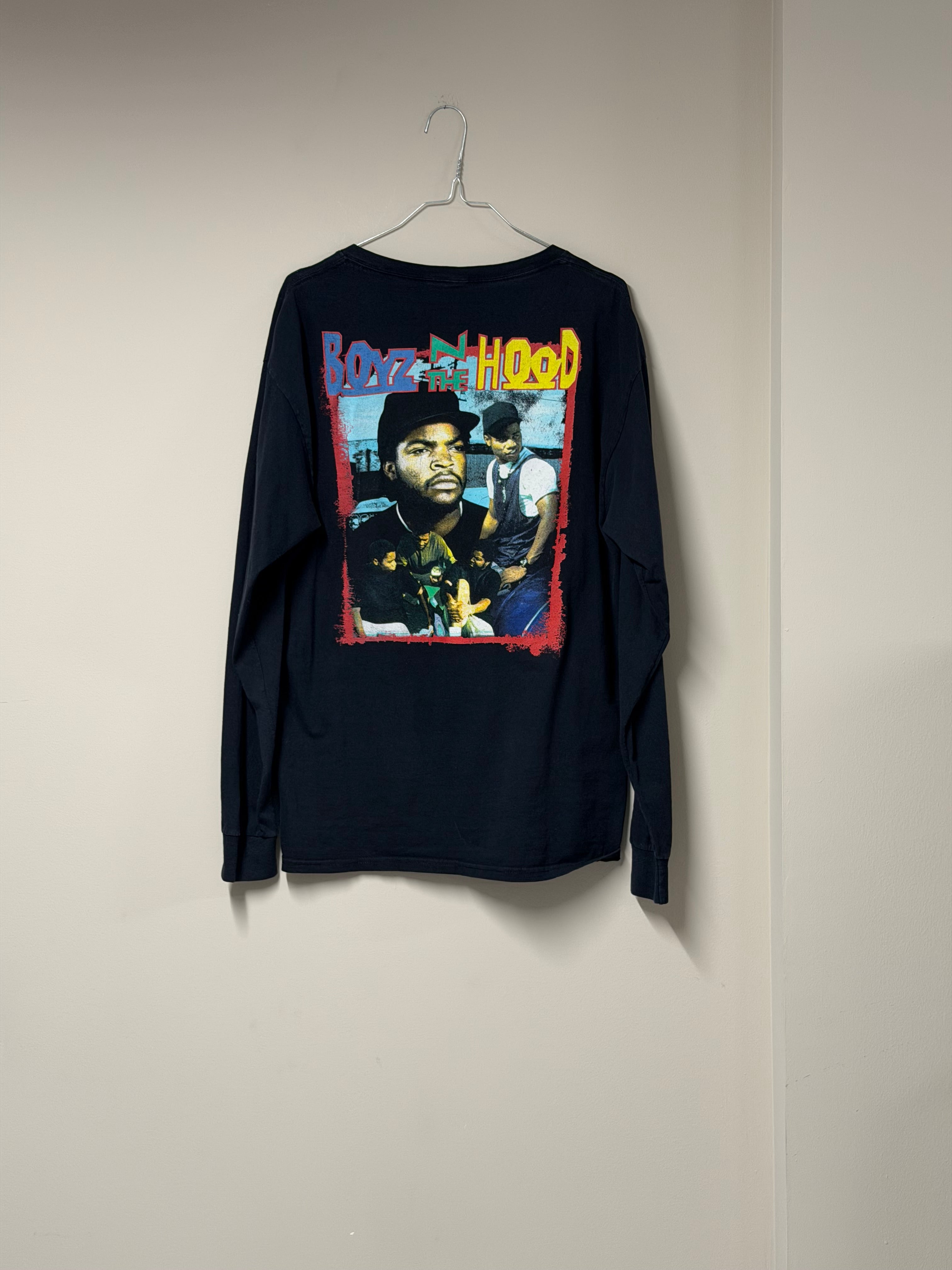 Long Sleeve Vintage "Boyz N The Hood" — Graphic Print Ice Cube Frnchlovebread