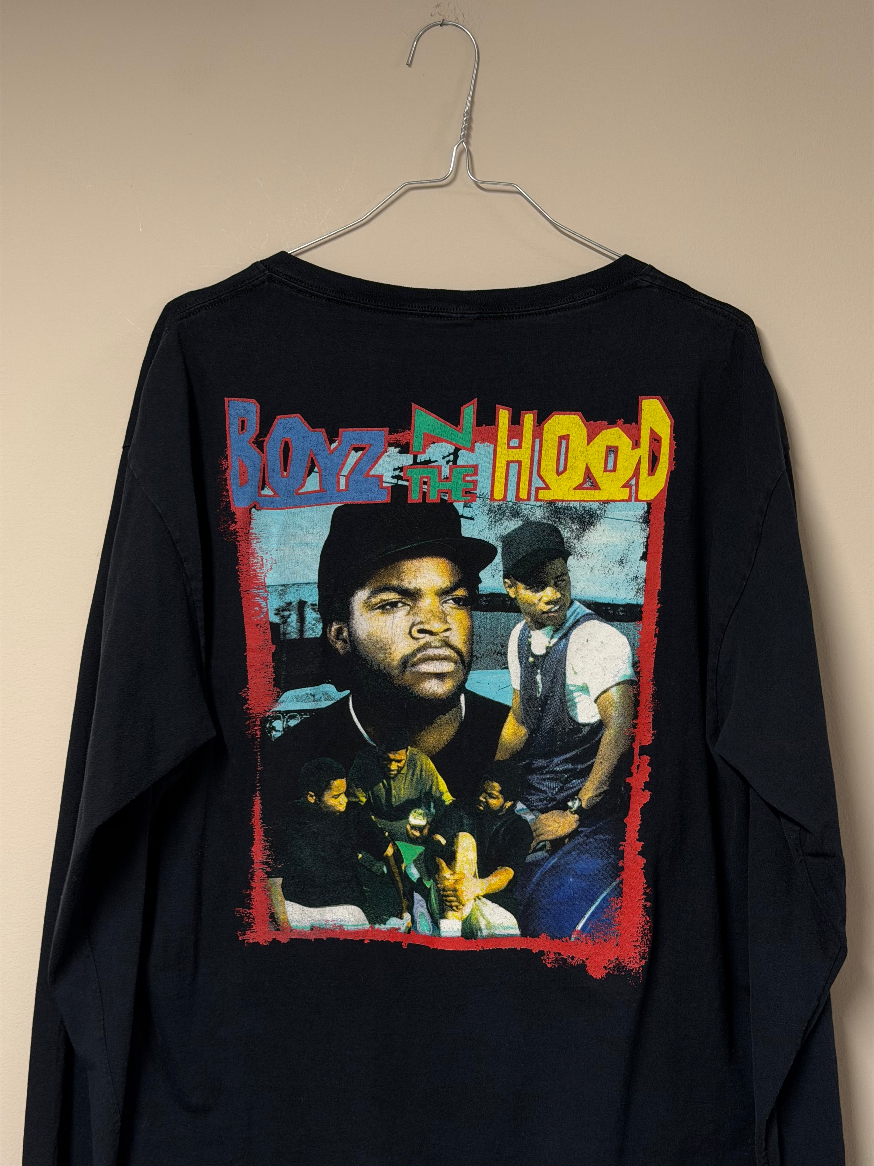 Long Sleeve Vintage "Boyz N The Hood" — Graphic Print Ice Cube Frnchlovebread
