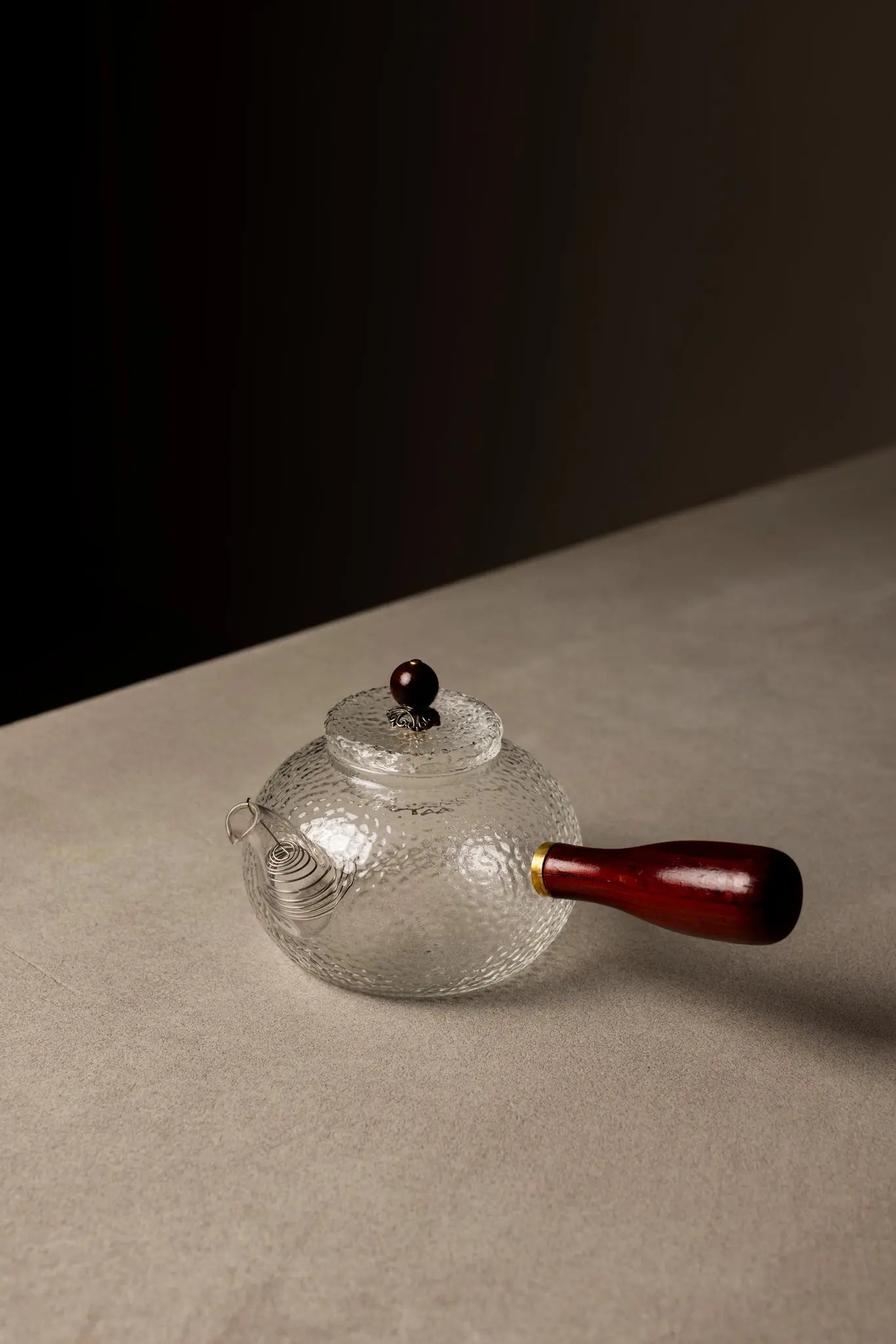 Théière en verre martelé Frnchlovebread